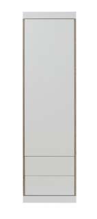 Müller Möbelwerkstätten - Flai Kleiderschrank Außenschubkästen - weiß - indoor