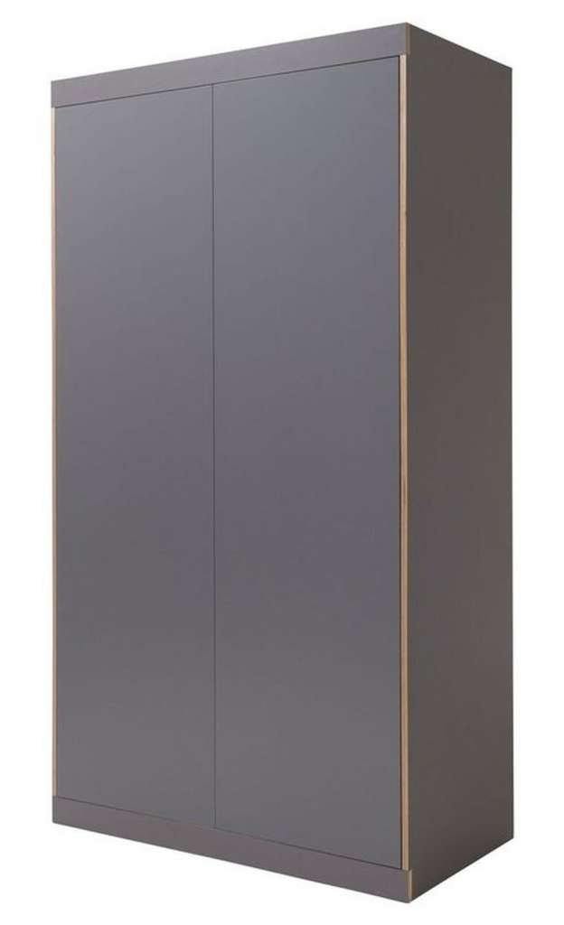 Müller Möbelwerkstätten - Flai Kleiderschrank mit 2-Türen - anthrazit - Variante: THREE - indoor