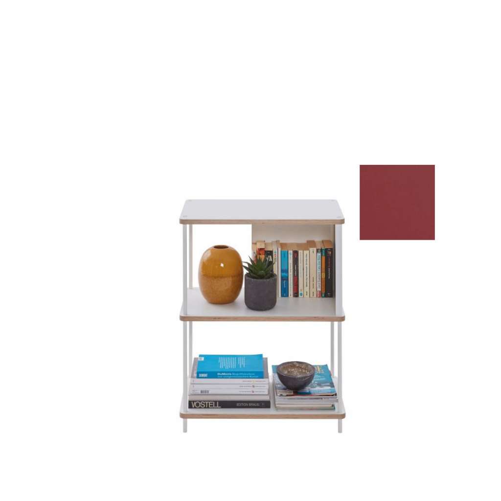 Müller Möbelwerkstätten - PAL Regal - 1 Erweiterungselemente - Karmesinrot - 60 cm - indoor