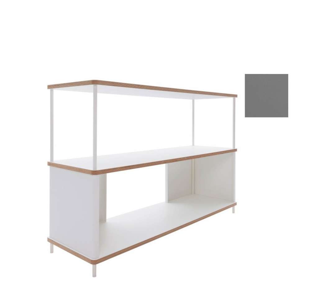 Müller Möbelwerkstätten - PAL Regal - 1 Erweiterungselemente - anthrazit - 120 cm - indoor
