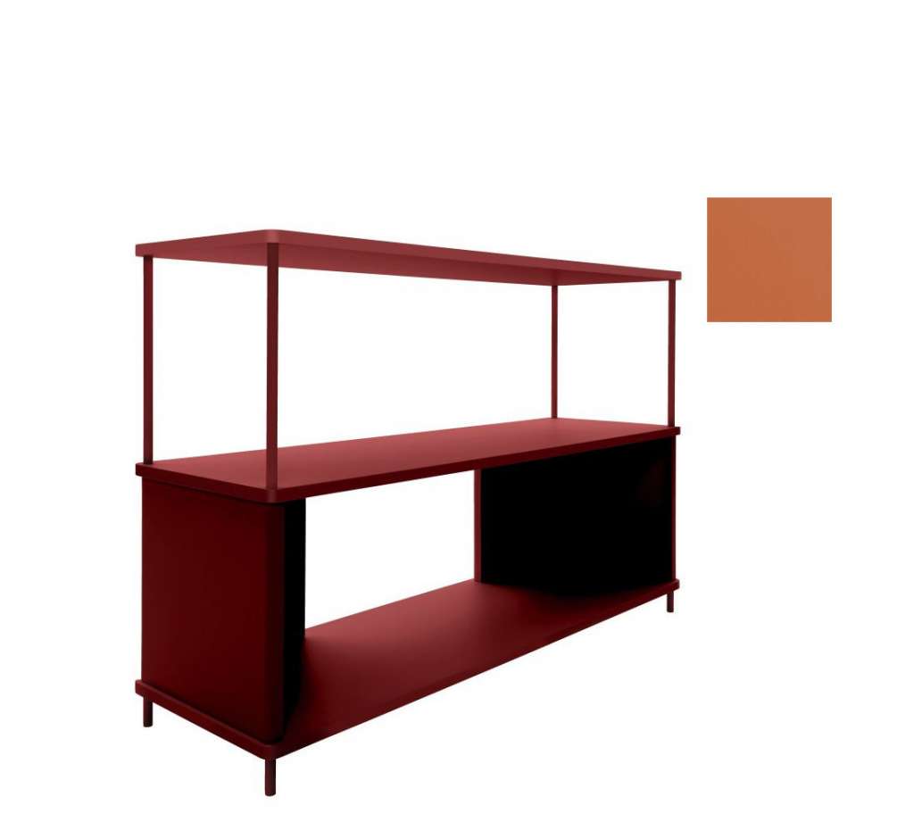 Müller Möbelwerkstätten - PAL Regal - 1 Erweiterungselemente - Tizianrot - 120 cm - indoor