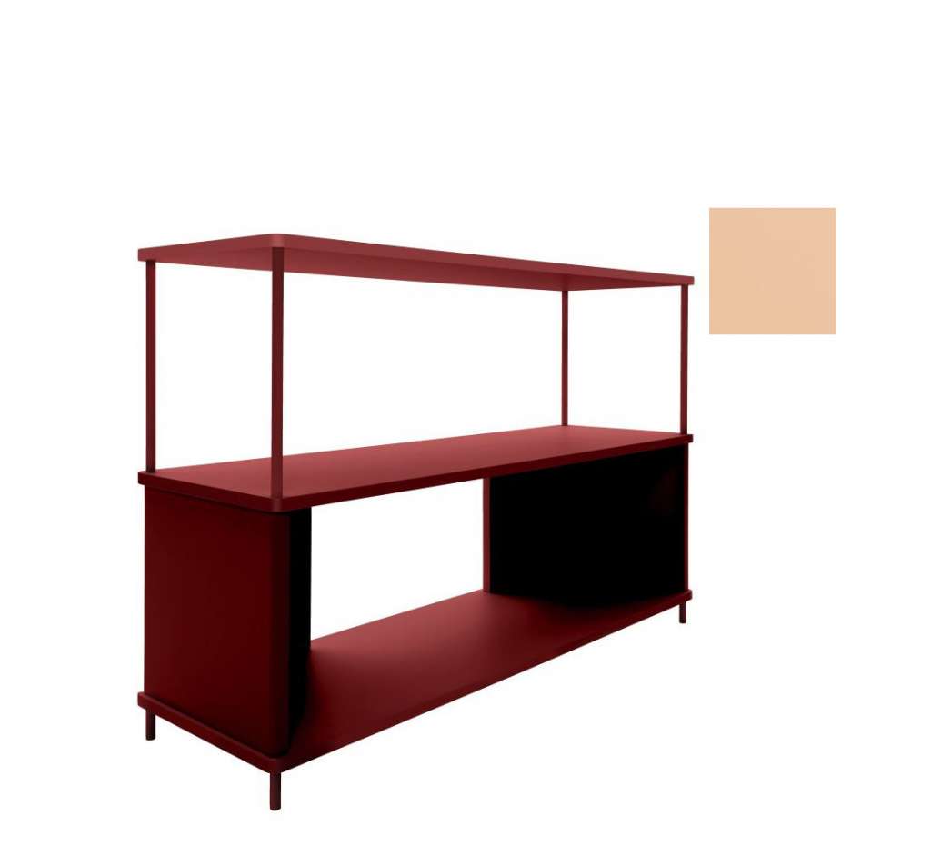 Müller Möbelwerkstätten - PAL Regal - 1 Erweiterungselemente - Mildorange - 120 cm - indoor