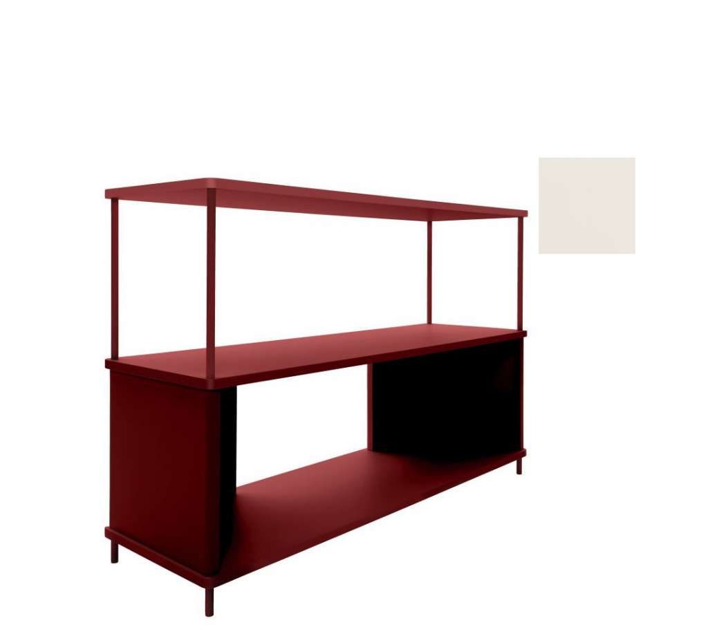 Müller Möbelwerkstätten - PAL Regal - 1 Erweiterungselemente - Offwhite - 120 cm - indoor