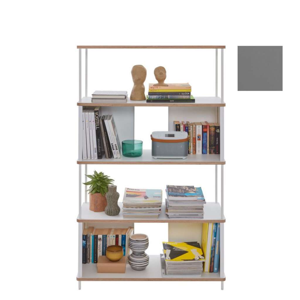 Müller Möbelwerkstätten - PAL Regal - 3 Erweiterungselemente - Anthrazitgrau - 90 cm - indoor
