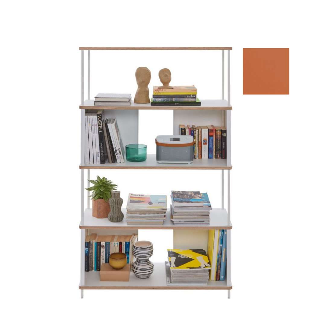 Müller Möbelwerkstätten - PAL Regal - 3 Erweiterungselemente - Tizianrot - 90 cm - indoor