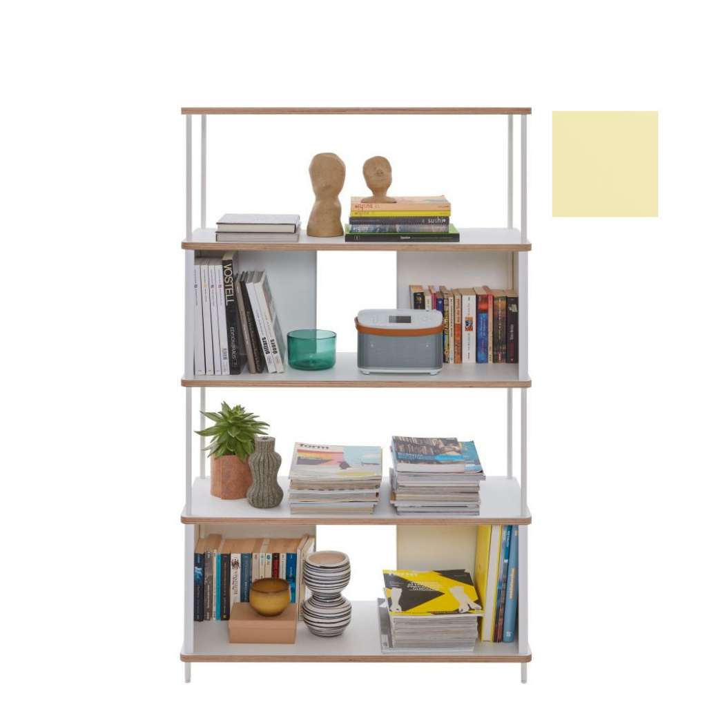 Müller Möbelwerkstätten - PAL Regal - 3 Erweiterungselemente - Wachsgelb - 90 cm - indoor