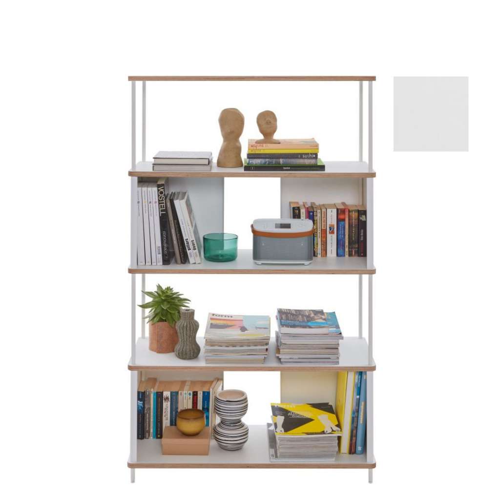 Müller Möbelwerkstätten - PAL Regal - 3 Erweiterungselemente - Winterweiß - 90 cm - indoor
