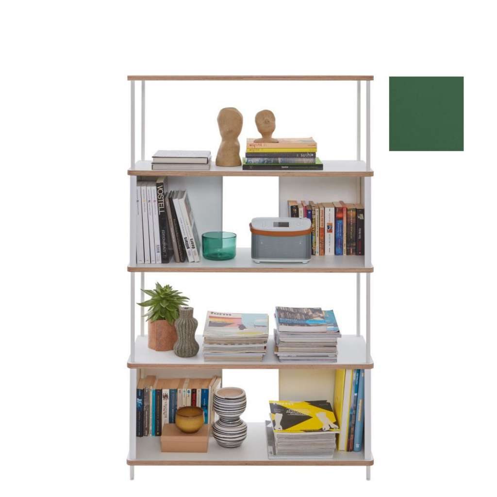 Müller Möbelwerkstätten - PAL Regal - 3 Erweiterungselemente - Moselgrün - 90 cm - indoor