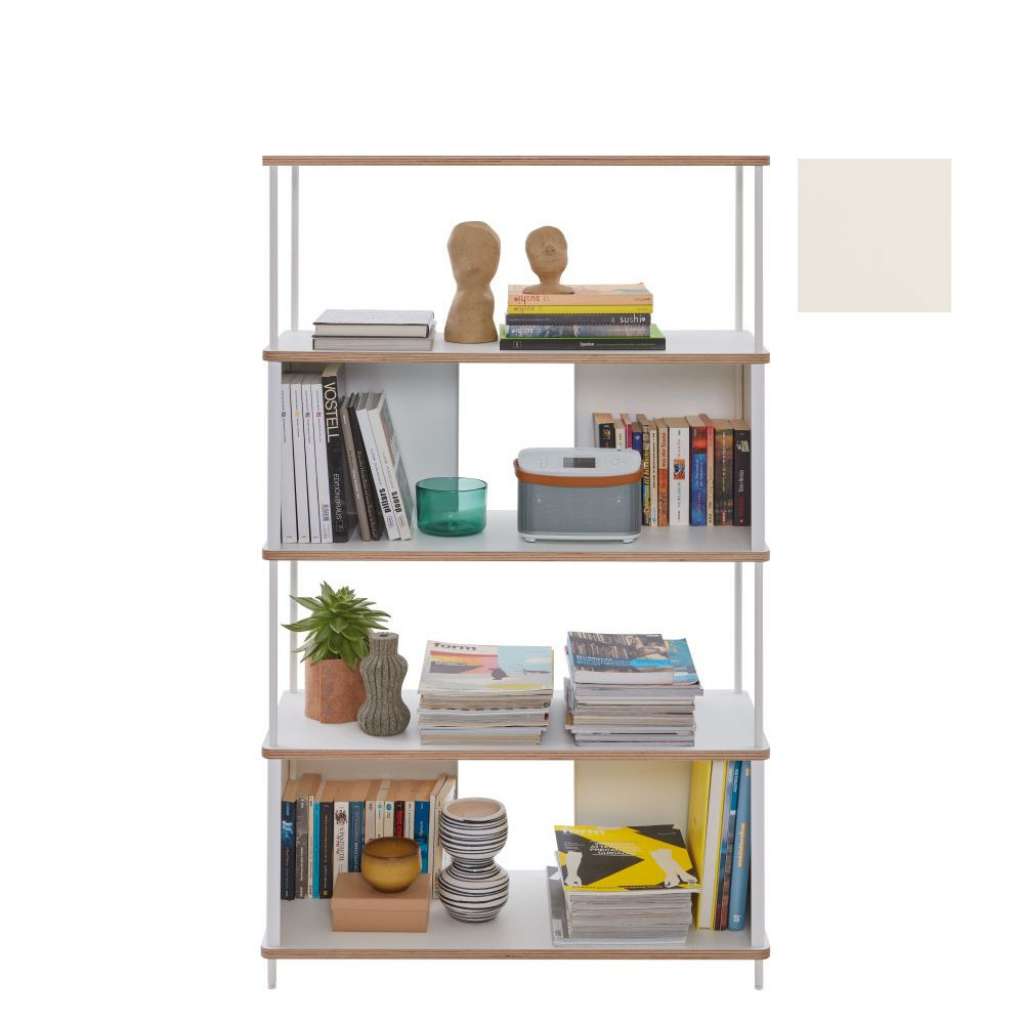 Müller Möbelwerkstätten - PAL Regal - 3 Erweiterungselemente - Offwhite - 90 cm - indoor