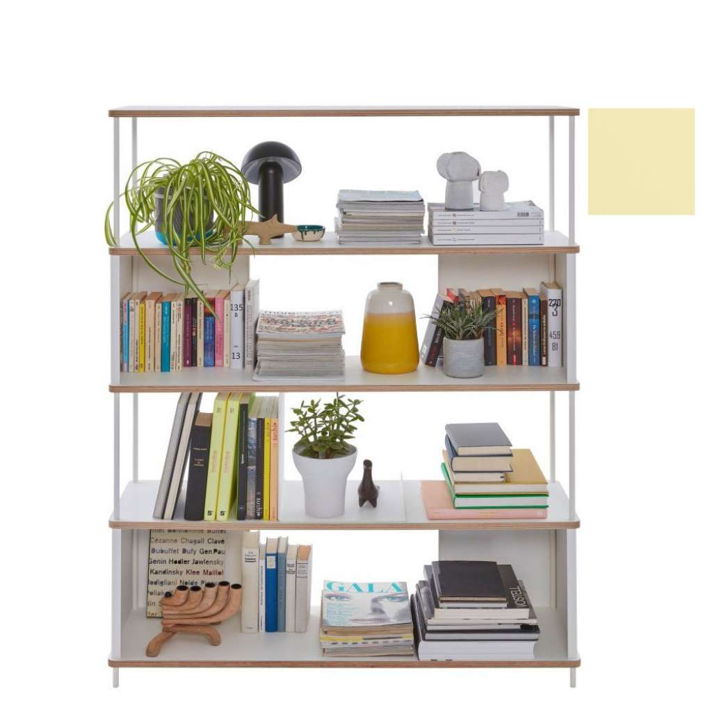 Müller Möbelwerkstätten - PAL Regal - 3 Erweiterungselemente - Wachsgelb - 120 cm - indoor