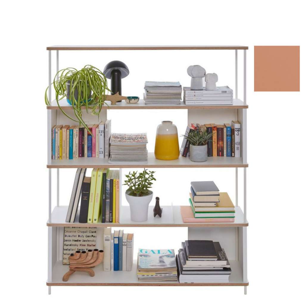 Müller Möbelwerkstätten - PAL Regal - 3 Erweiterungselemente - Apricotbraun - 120 cm - indoor