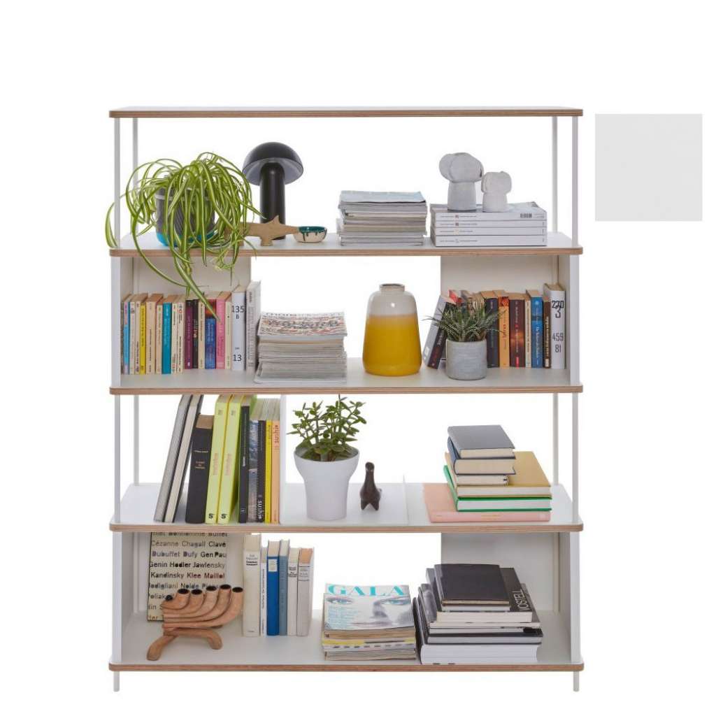 Müller Möbelwerkstätten - PAL Regal - 3 Erweiterungselemente - Reinweiß - 120 cm - indoor