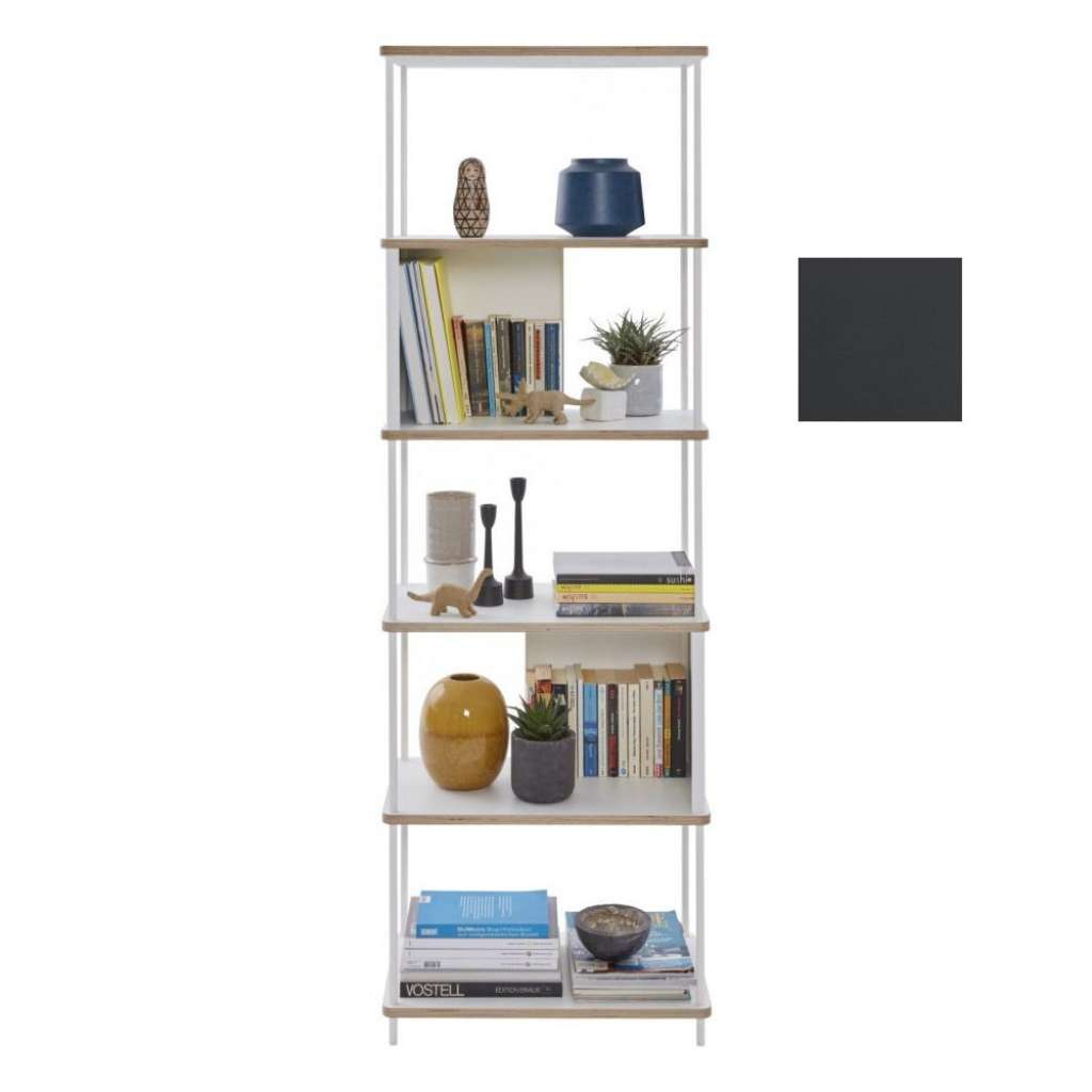 Müller Möbelwerkstätten - PAL Regal - 4 Erweiterungselemente - Graphitschwarz - 60 cm - indoor