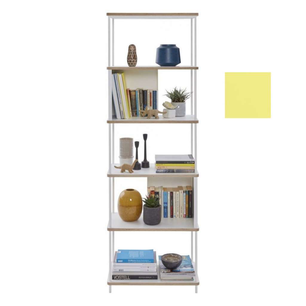 Müller Möbelwerkstätten - PAL Regal - 4 Erweiterungselemente - Dynamischgelb - 60 cm - indoor