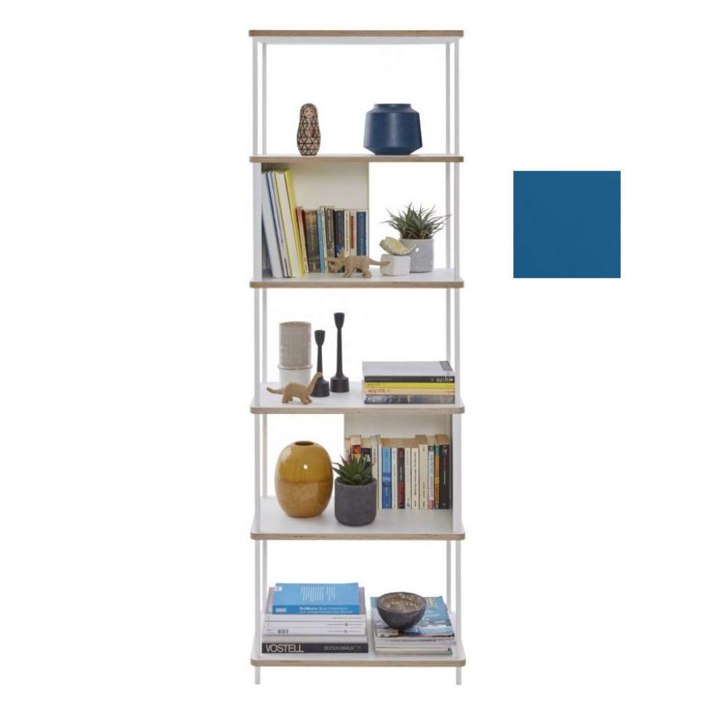 Müller Möbelwerkstätten - PAL Regal - 4 Erweiterungselemente - Kapitänsblau - 60 cm - indoor
