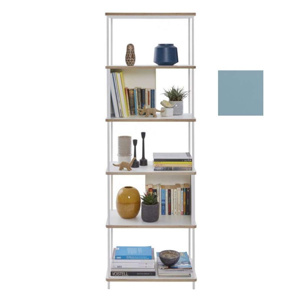 Müller Möbelwerkstätten - PAL Regal - 4 Erweiterungselemente - Silbertannenblau - 60 cm - indoor