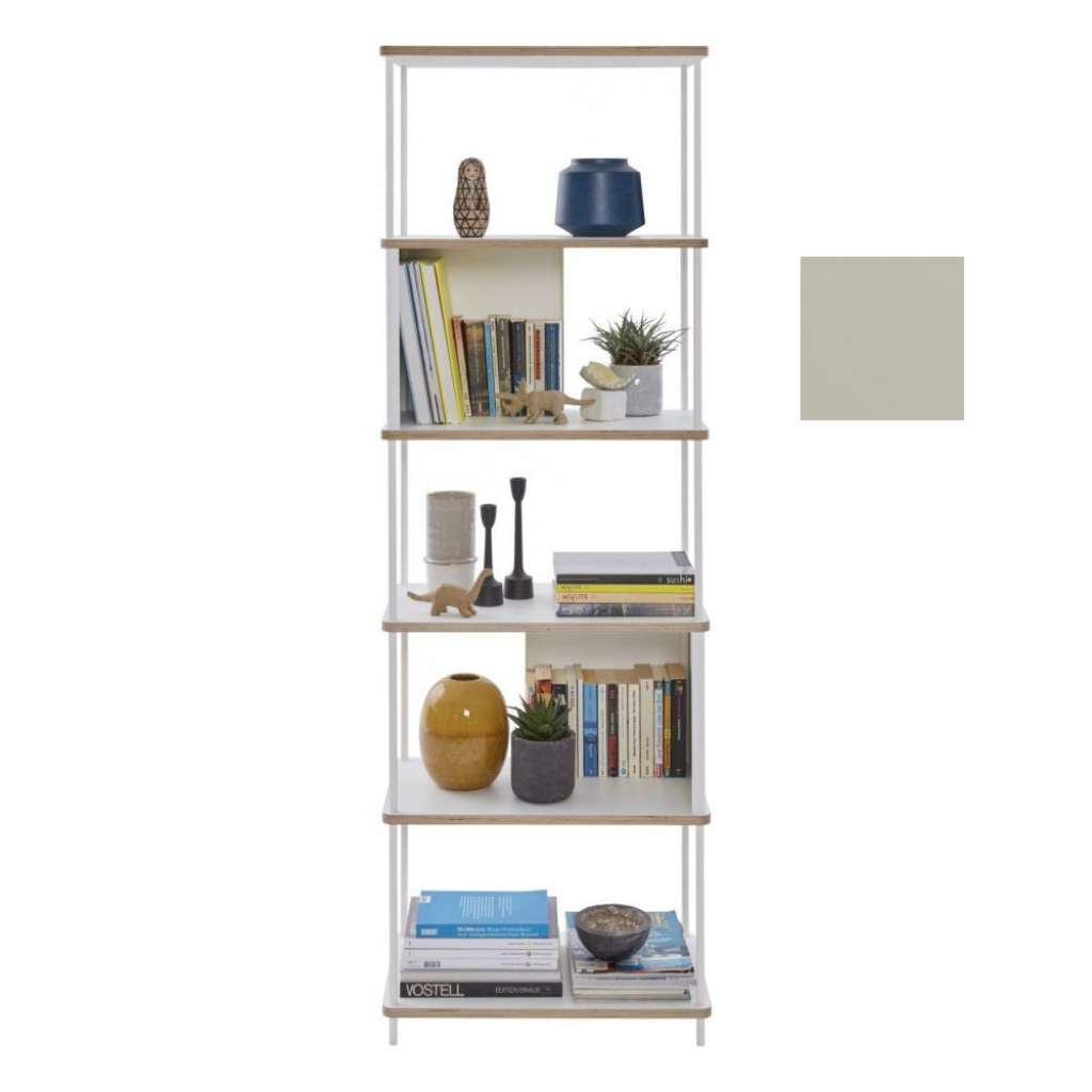 Müller Möbelwerkstätten - PAL Regal - 4 Erweiterungselemente - Kieselgrau - 60 cm - indoor