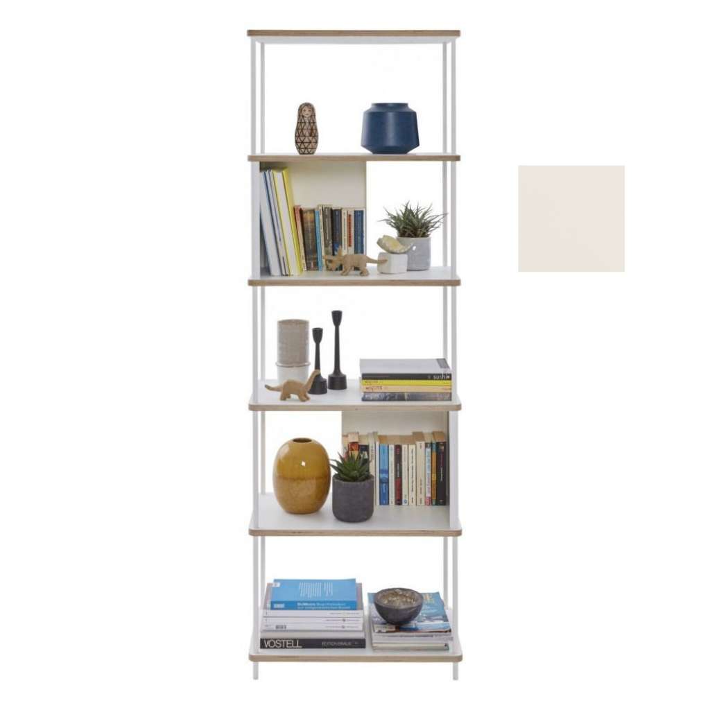 Müller Möbelwerkstätten - PAL Regal - 4 Erweiterungselemente - Offwhite - 60 cm - indoor