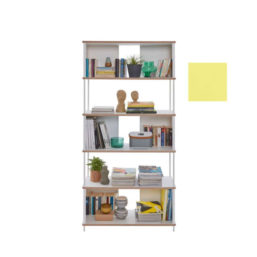 Müller Möbelwerkstätten - PAL Regal - 4 Erweiterungselemente - Dynamischgelb - 90 cm - indoor