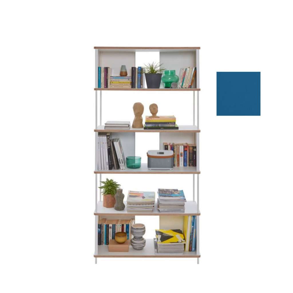 Müller Möbelwerkstätten - PAL Regal - 4 Erweiterungselemente - Kapitänsblau - 90 cm - indoor
