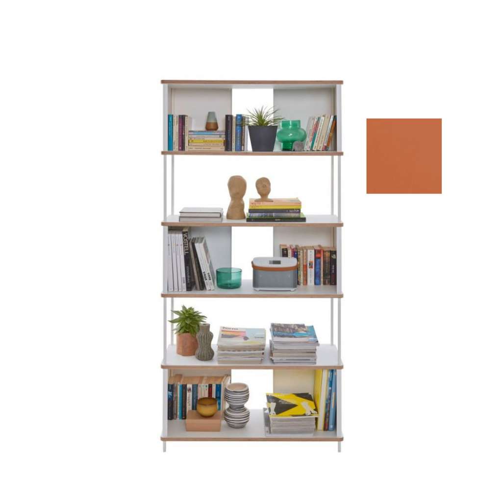 Müller Möbelwerkstätten - PAL Regal - 4 Erweiterungselemente - Tizianrot - 90 cm - indoor