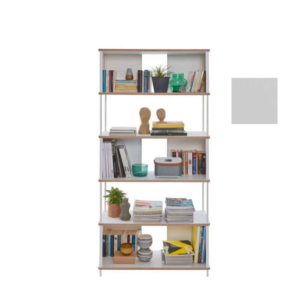 Müller Möbelwerkstätten - PAL Regal - 4 Erweiterungselemente - Lichtgrau - 90 cm - indoor
