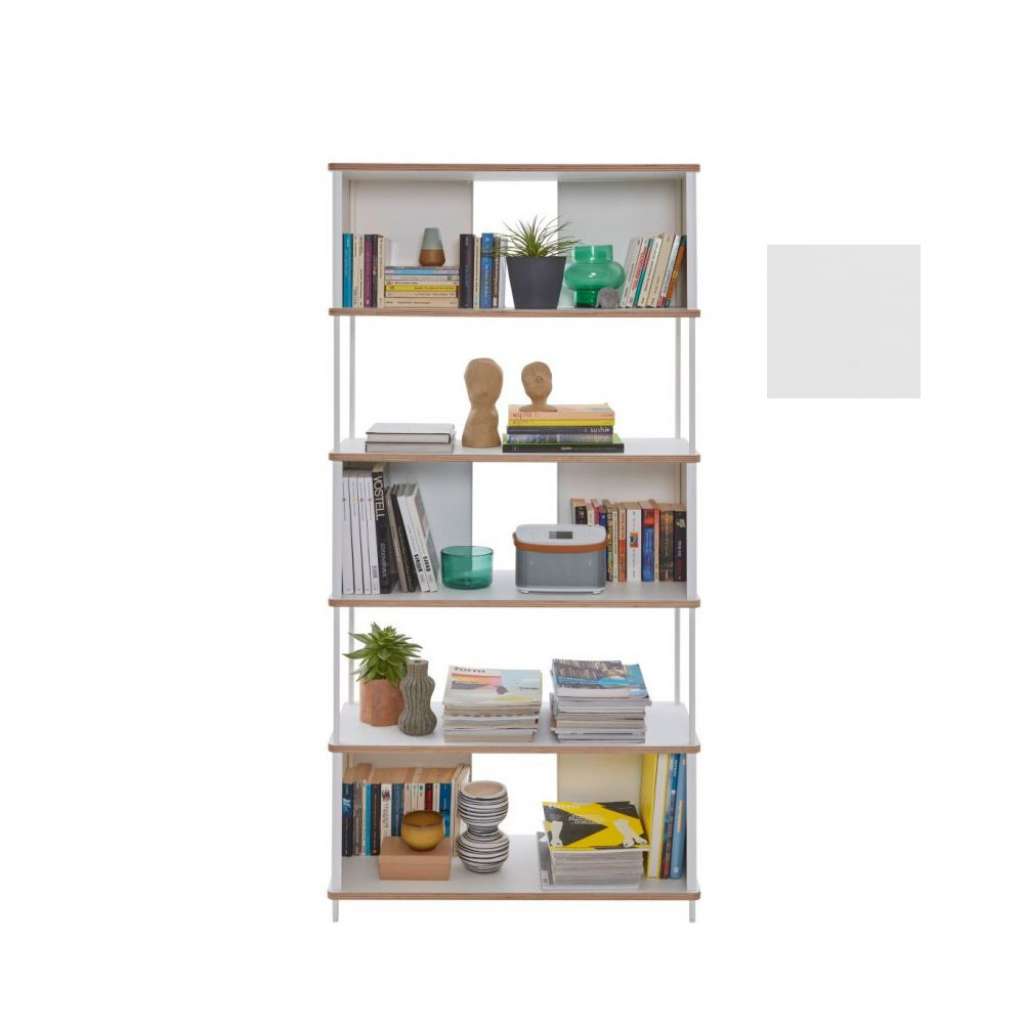 Müller Möbelwerkstätten - PAL Regal - 4 Erweiterungselemente - Winterweiß - 90 cm - indoor