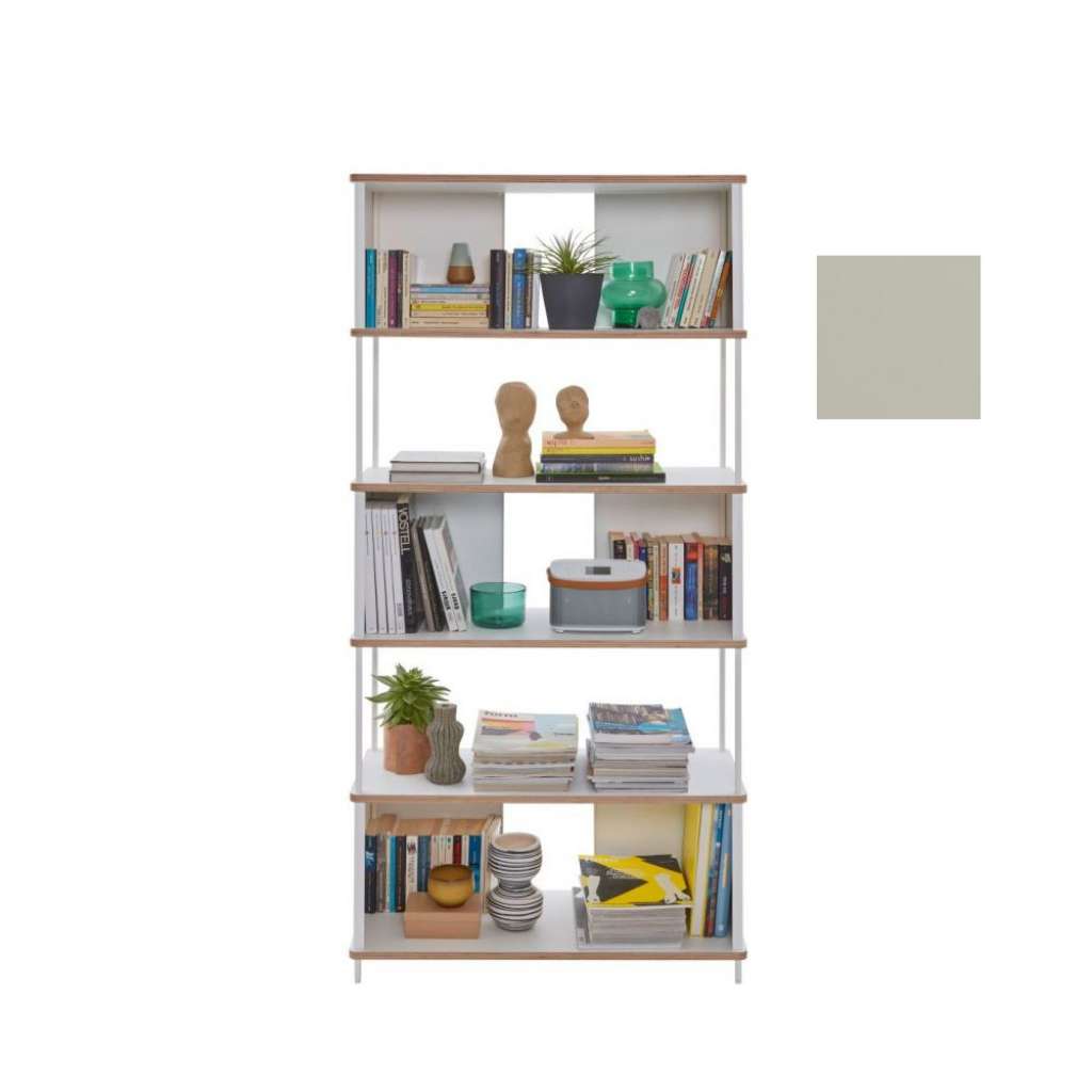 Müller Möbelwerkstätten - PAL Regal - 4 Erweiterungselemente - Kieselgrau - 90 cm - indoor