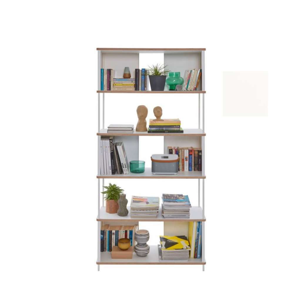 Müller Möbelwerkstätten - PAL Regal - 4 Erweiterungselemente - Reinweiß - 90 cm - indoor