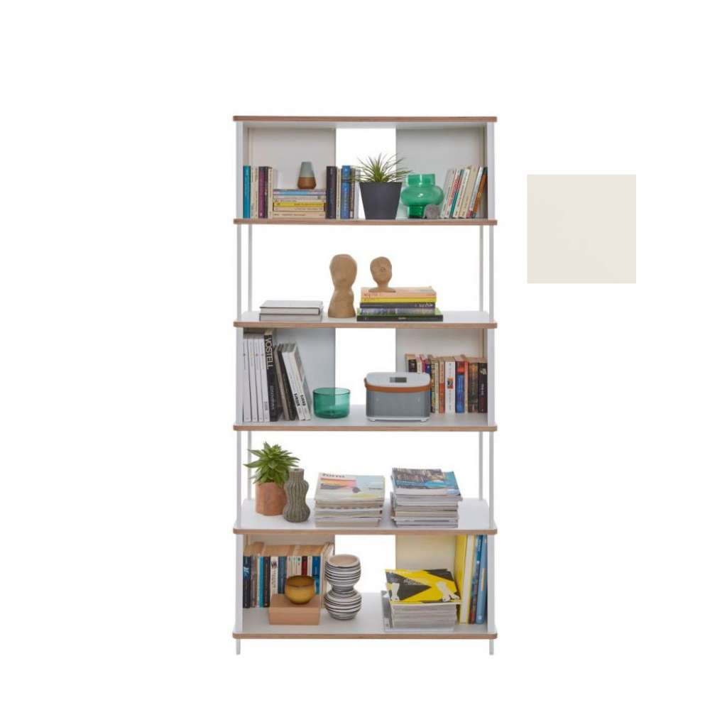 Müller Möbelwerkstätten - PAL Regal - 4 Erweiterungselemente - Offwhite - 90 cm - indoor