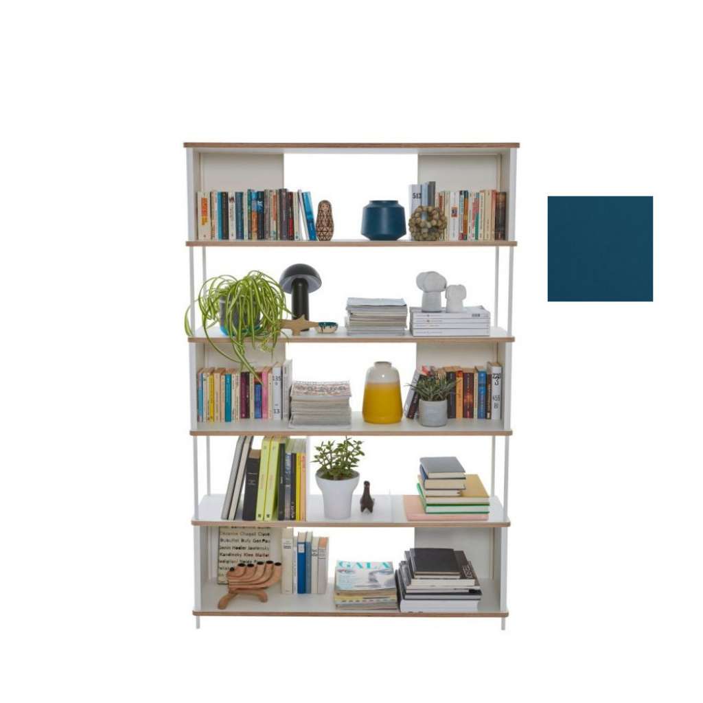 Müller Möbelwerkstätten - PAL Regal - 4 Erweiterungselemente - Sattblau - 120 cm - indoor