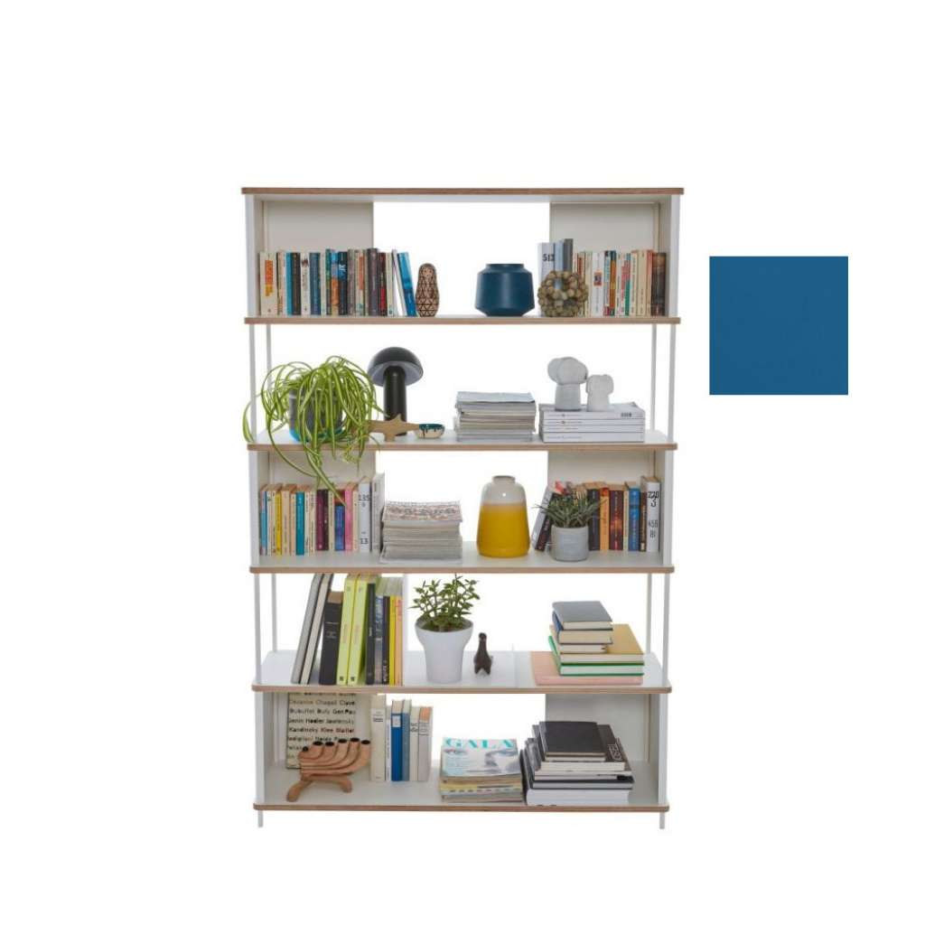 Müller Möbelwerkstätten - PAL Regal - 4 Erweiterungselemente - Kapitänsblau - 120 cm - indoor