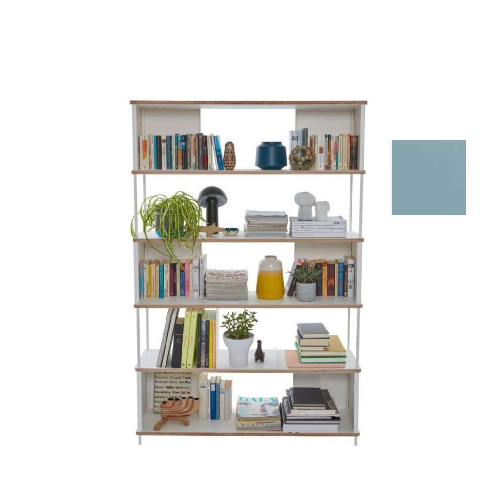 Müller Möbelwerkstätten - PAL Regal - 4 Erweiterungselemente - Silbertannenblau - 120 cm - indoor