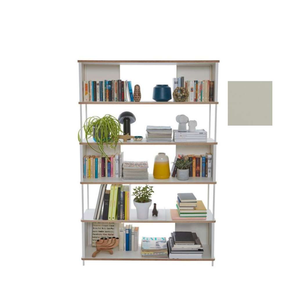 Müller Möbelwerkstätten - PAL Regal - 4 Erweiterungselemente - Kieselgrau - 120 cm - indoor