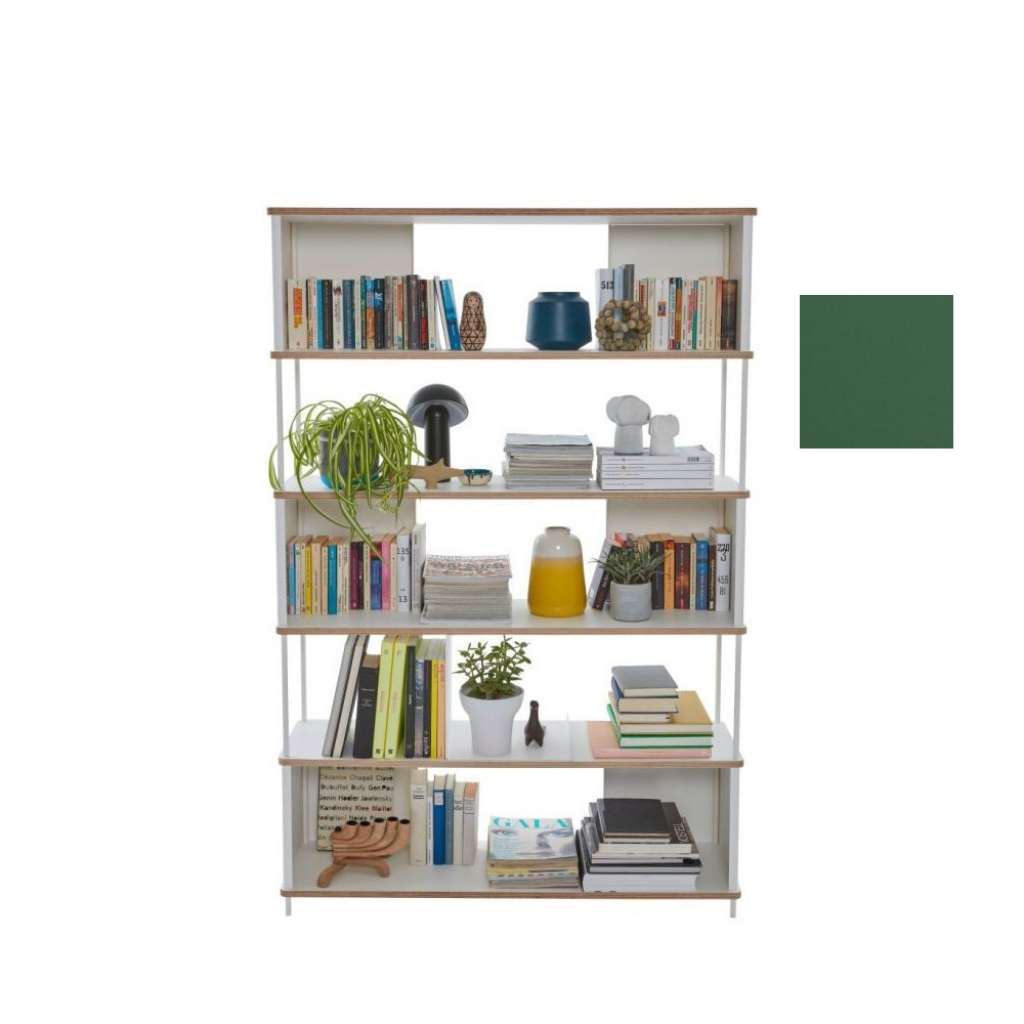 Müller Möbelwerkstätten - PAL Regal - 4 Erweiterungselemente - Moselgrün - 120 cm - indoor
