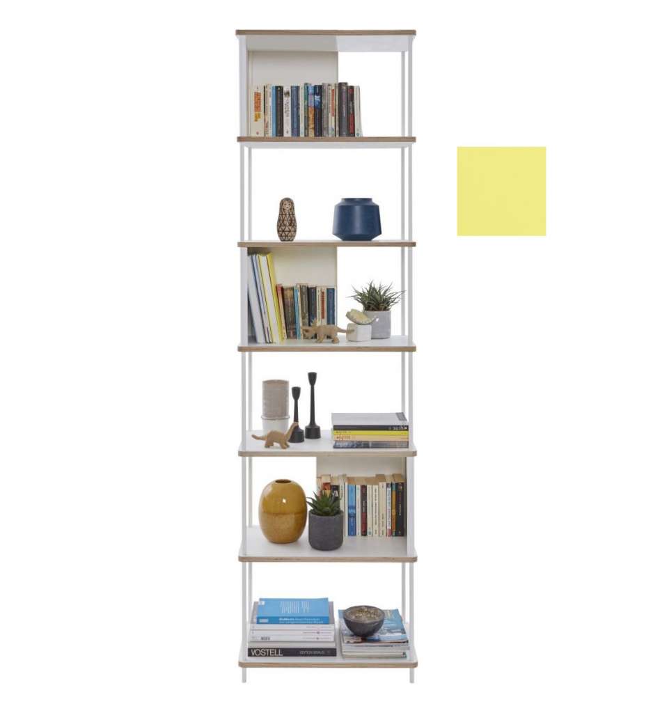 Müller Möbelwerkstätten - PAL Regal - 5 Erweiterungselemente - Dynamischgelb - 60 cm - indoor