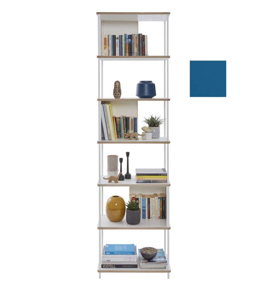 Müller Möbelwerkstätten - PAL Regal - 5 Erweiterungselemente - Kapitänsblau - 60 cm - indoor
