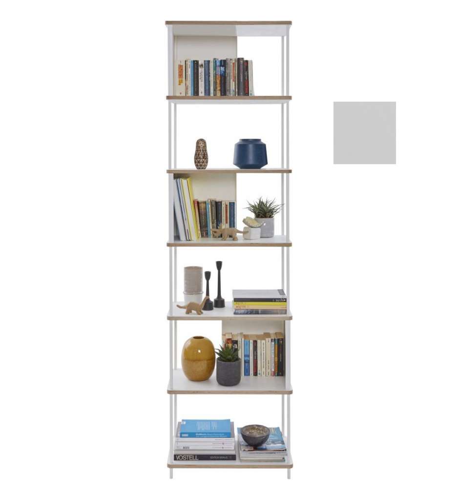 Müller Möbelwerkstätten - PAL Regal - 5 Erweiterungselemente - Lichtgrau - 60 cm - indoor