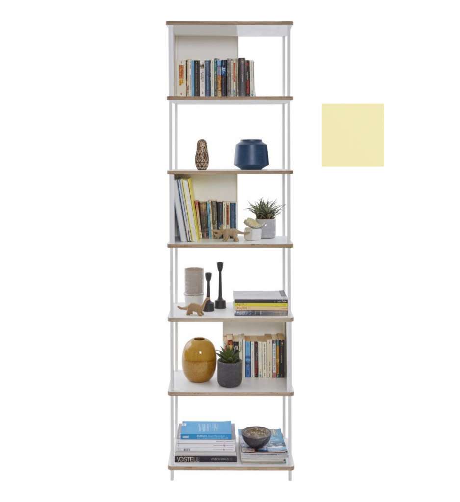 Müller Möbelwerkstätten - PAL Regal - 5 Erweiterungselemente - Wachsgelb - 60 cm - indoor