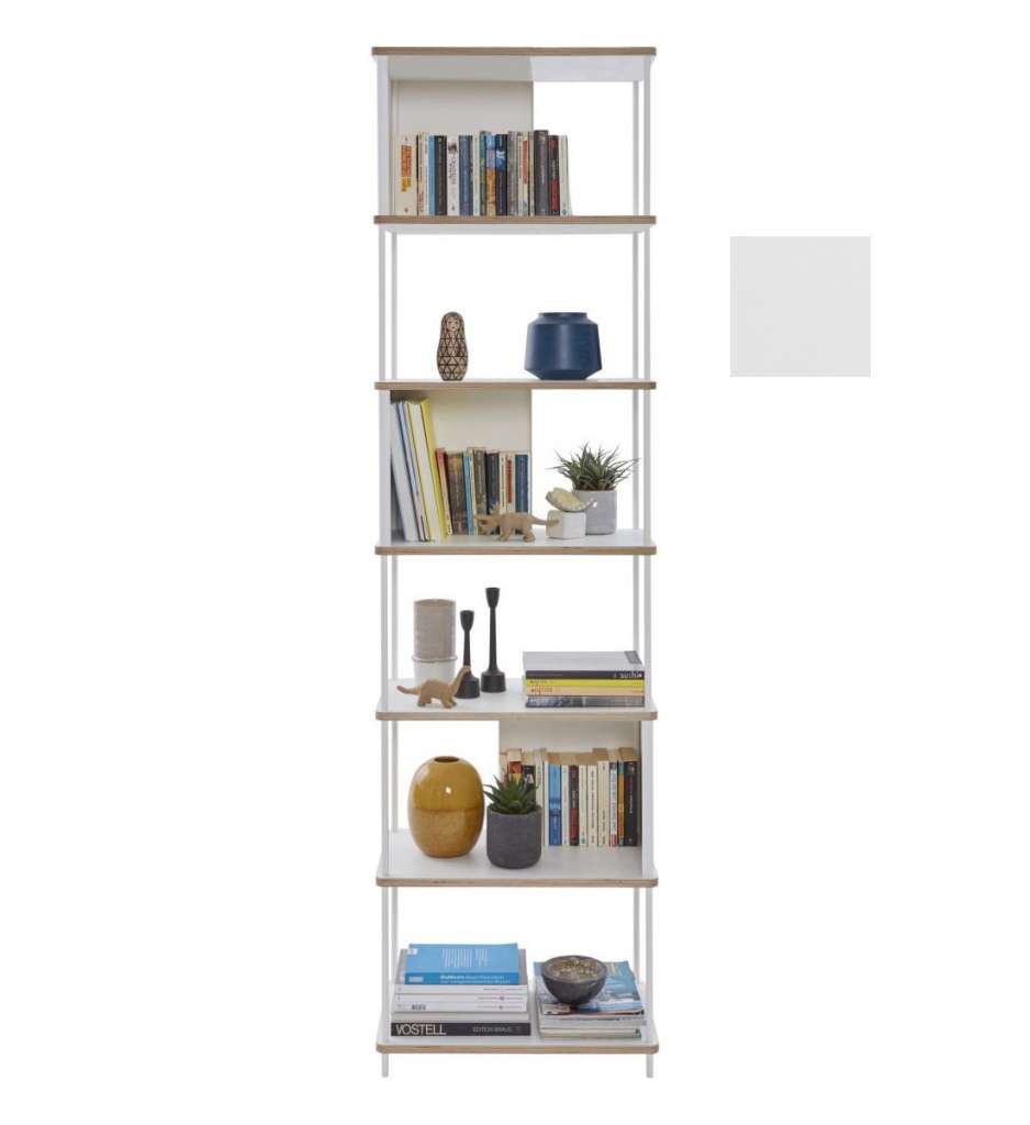 Müller Möbelwerkstätten - PAL Regal - 5 Erweiterungselemente - Winterweiß - 60 cm - indoor