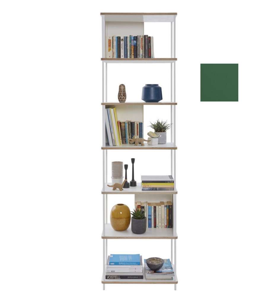 Müller Möbelwerkstätten - PAL Regal - 5 Erweiterungselemente - Moselgrün - 60 cm - indoor