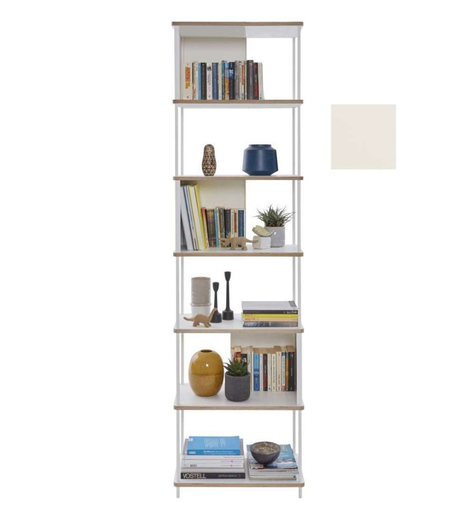 Müller Möbelwerkstätten - PAL Regal - 5 Erweiterungselemente - Offwhite - 60 cm - indoor