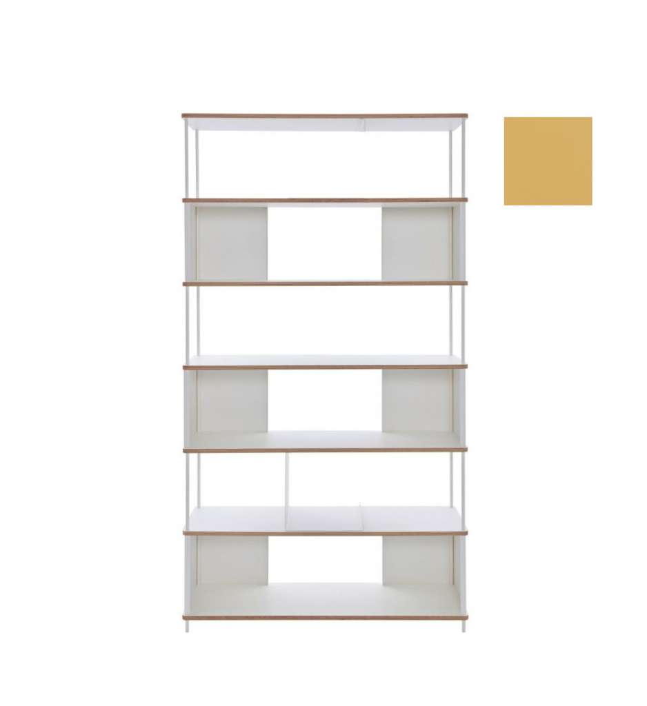 Müller Möbelwerkstätten - PAL Regal - 5 Erweiterungselemente - Bambustiefgelb - 90 cm - indoor