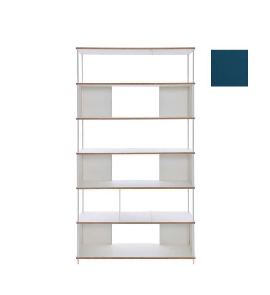 Müller Möbelwerkstätten - PAL Regal - 5 Erweiterungselemente - Sattblau - 90 cm - indoor