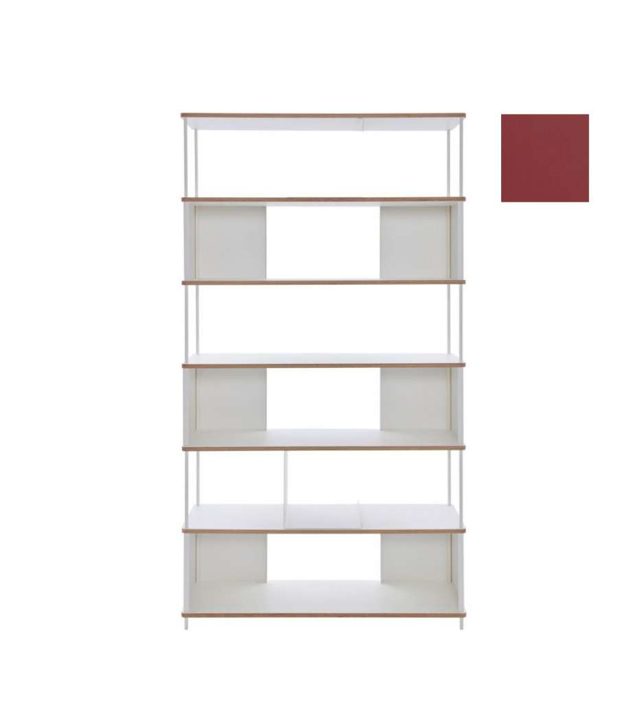 Müller Möbelwerkstätten - PAL Regal - 5 Erweiterungselemente - Karmesinrot - 90 cm - indoor