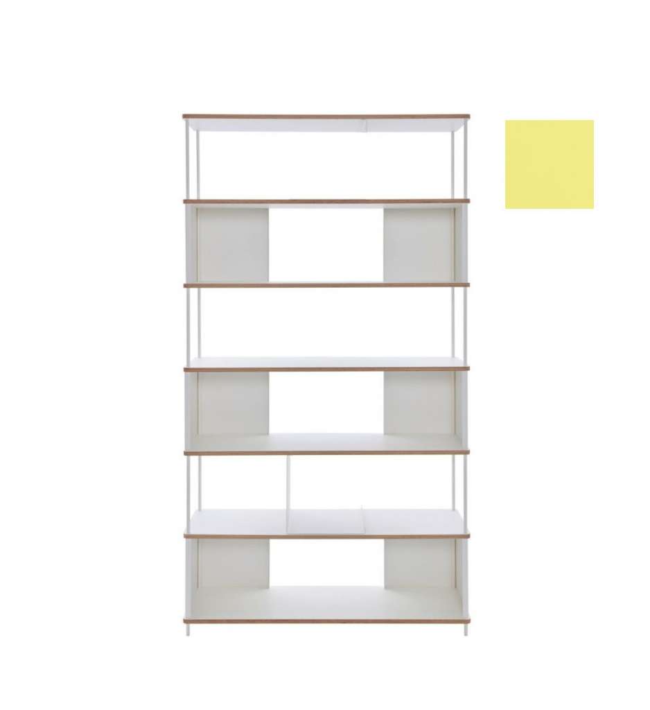 Müller Möbelwerkstätten - PAL Regal - 5 Erweiterungselemente - Dynamischgelb - 90 cm - indoor