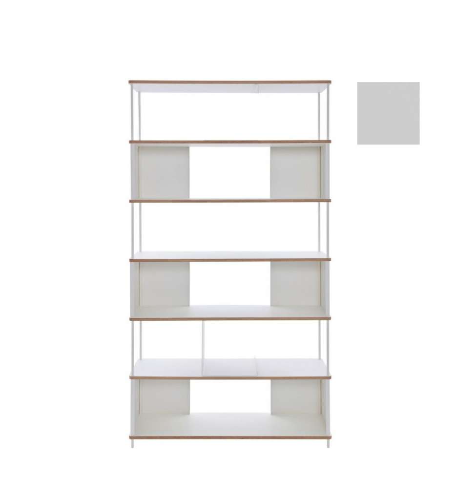 Müller Möbelwerkstätten - PAL Regal - 5 Erweiterungselemente - Lichtgrau - 90 cm - indoor