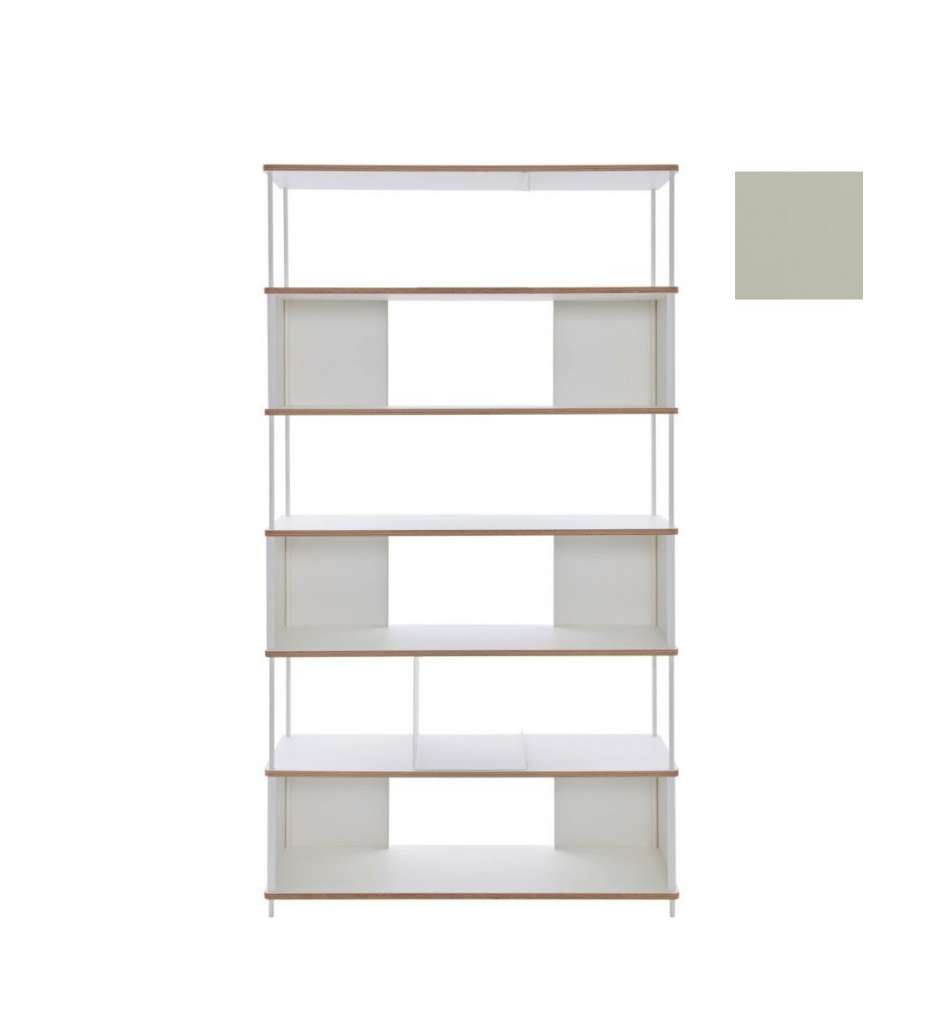 Müller Möbelwerkstätten - PAL Regal - 5 Erweiterungselemente - Kieselgrau - 90 cm - indoor