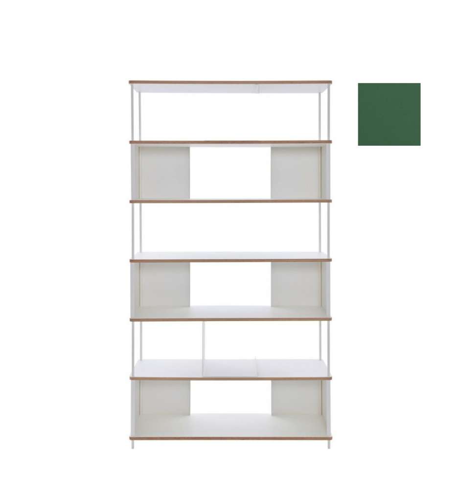 Müller Möbelwerkstätten - PAL Regal - 5 Erweiterungselemente - Moselgrün - 90 cm - indoor