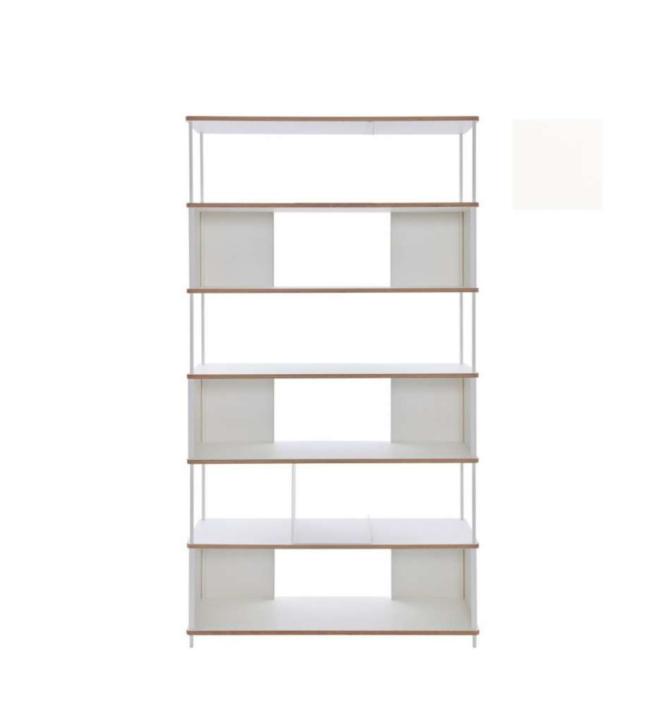 Müller Möbelwerkstätten - PAL Regal - 5 Erweiterungselemente - Reinweiß - 90 cm - indoor